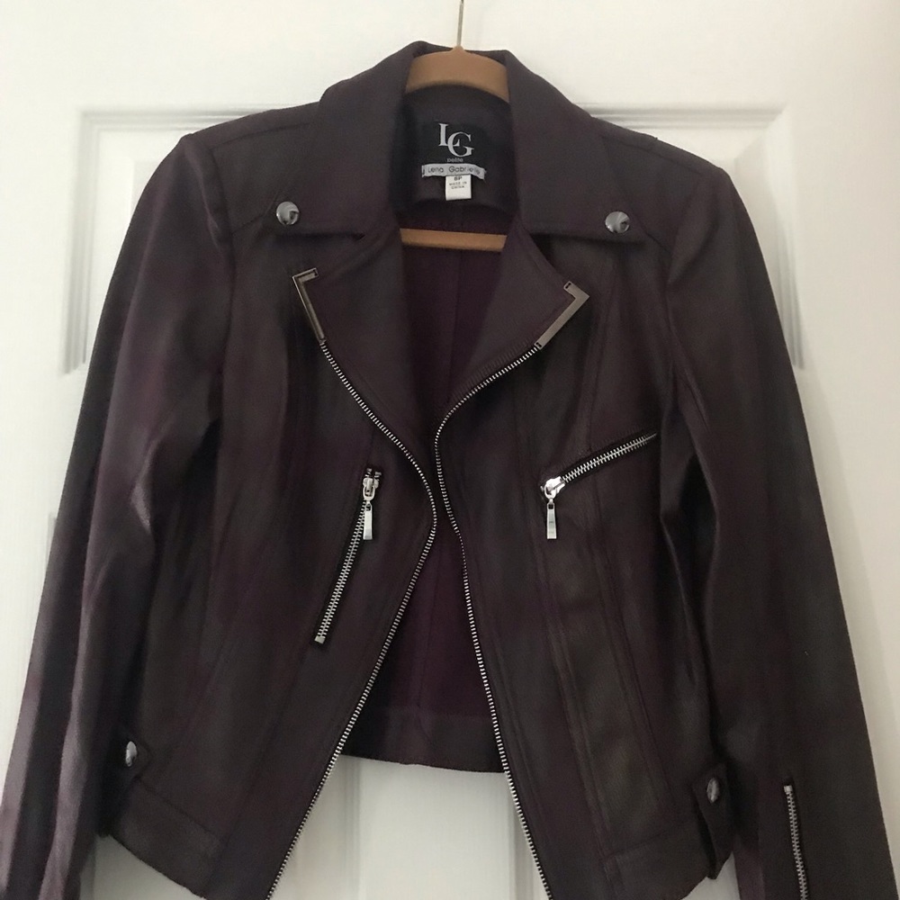 Lena Gabrielle Moto Biker Jacket
